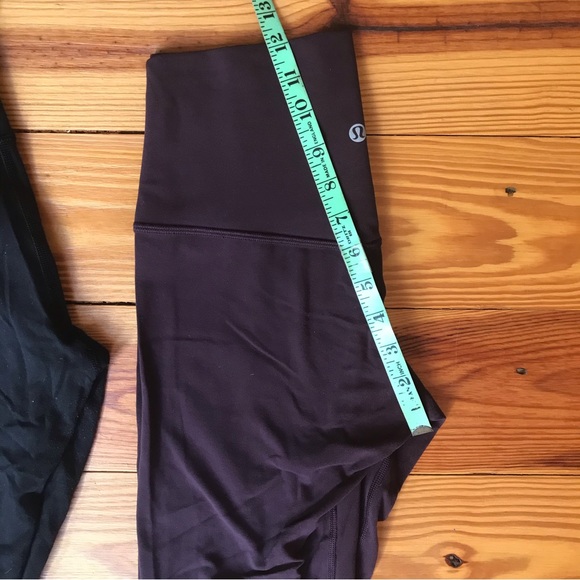 Lululemon Athletica Purple and Black Leggings, EUC, 6 - Picture 9 of 12